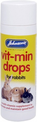 Johnsons Rabbit Vit-Min Drops For Rabbits 100ml RRP 4.36 CLEARANCE XL 2.99